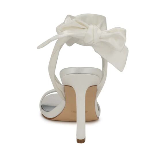 Nine West Women's Kelsie Ankle Wrap Sculpted Heel Sandals Size 6 - Picture 3 of 9